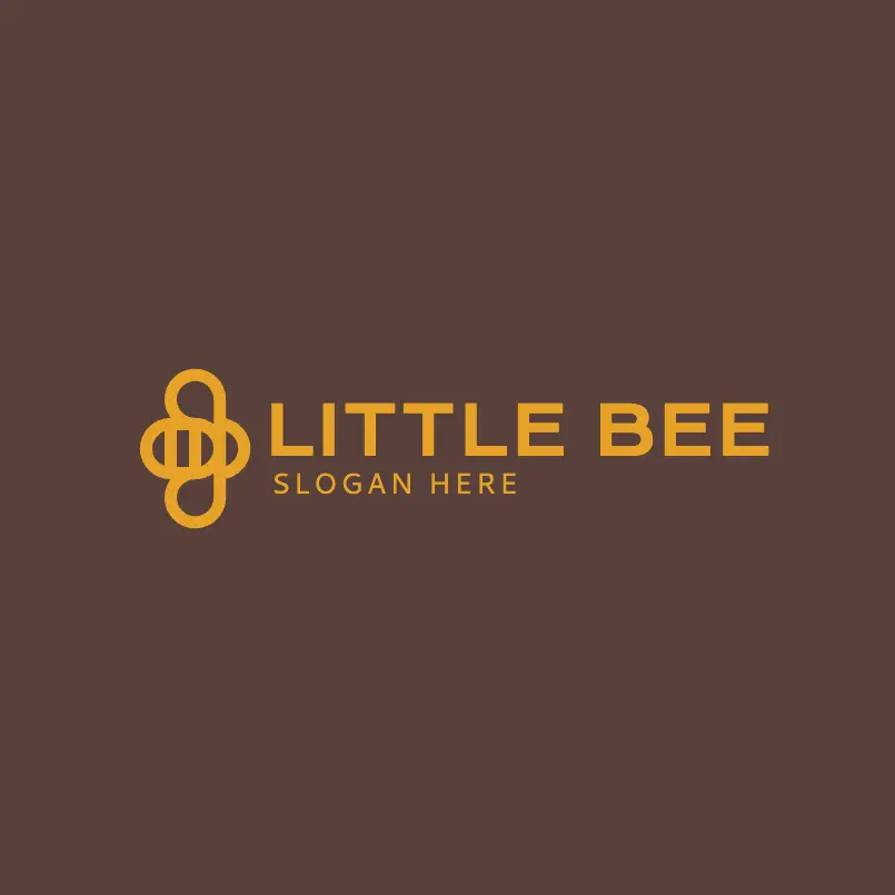 Minimalist Little Bee Logo (2)