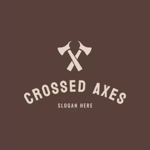 Free Crossed Axes Logo