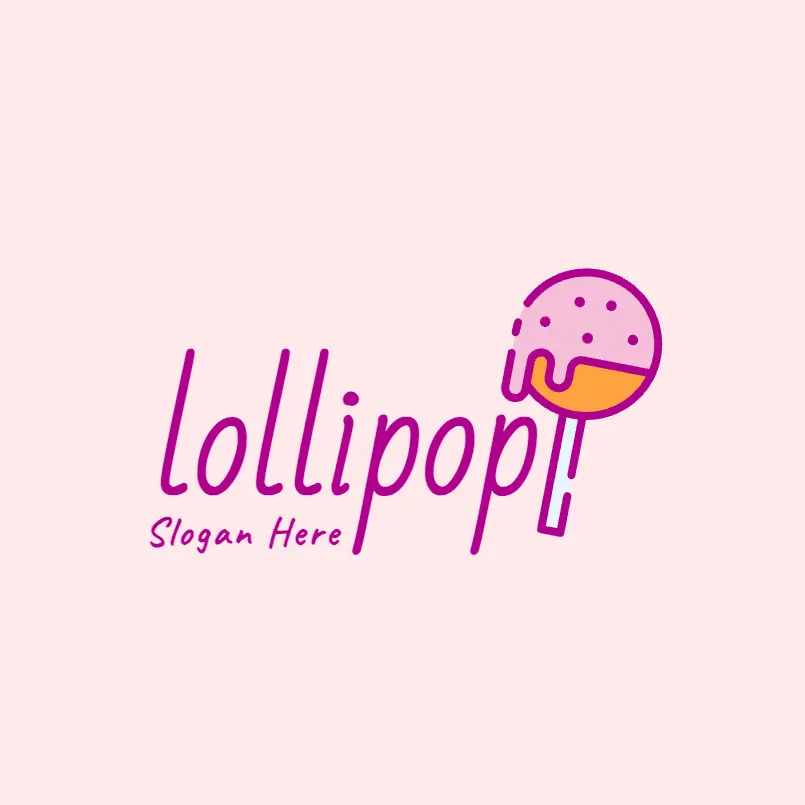 Free Lollipop Candy Logo