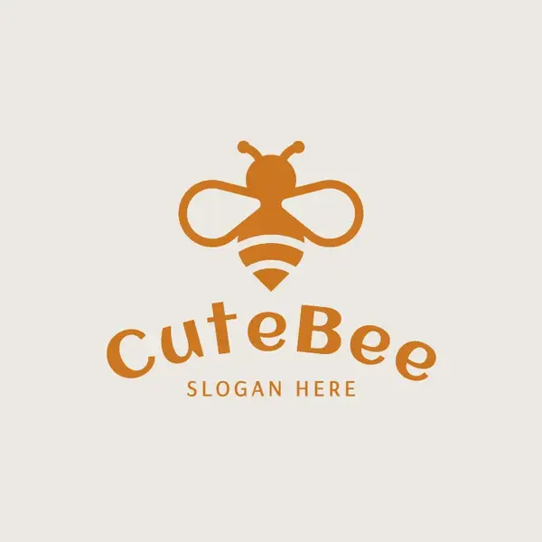 Adorable Back Bee Logo (2)