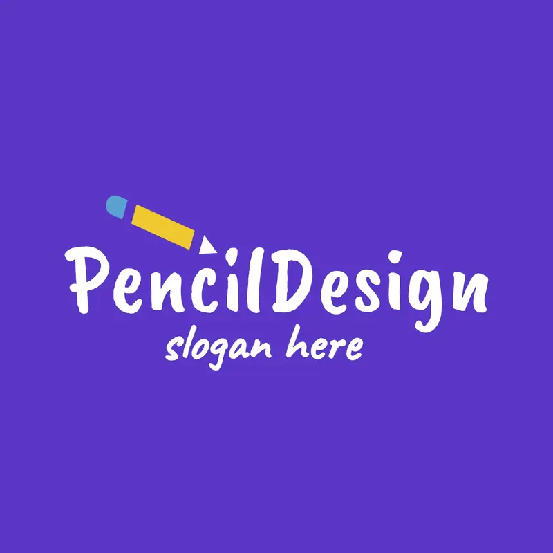 Colorful Pencil Logo