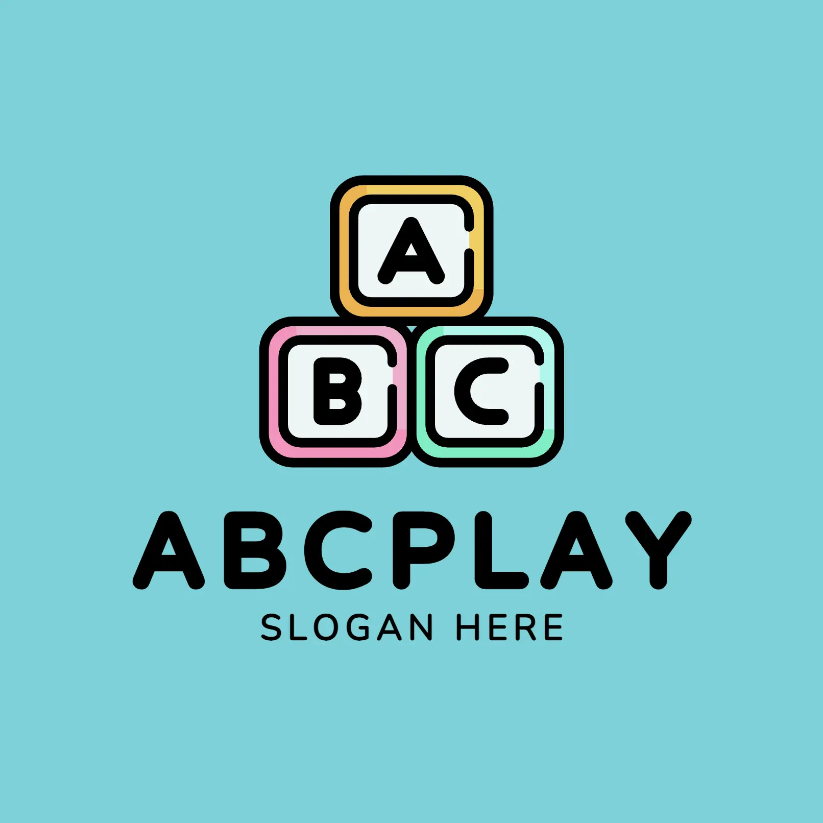 Free ABC Letters Logo for Learning