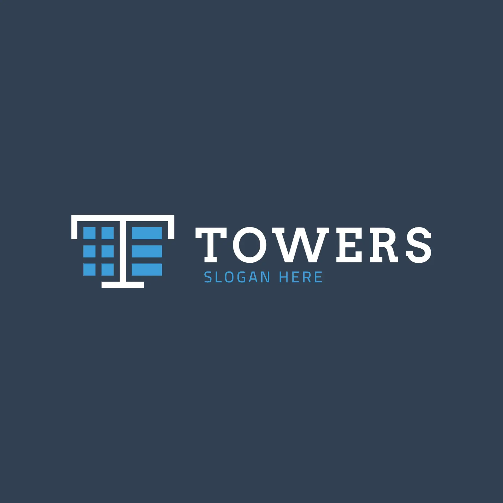 Free Tower and Letter T Logo (2)